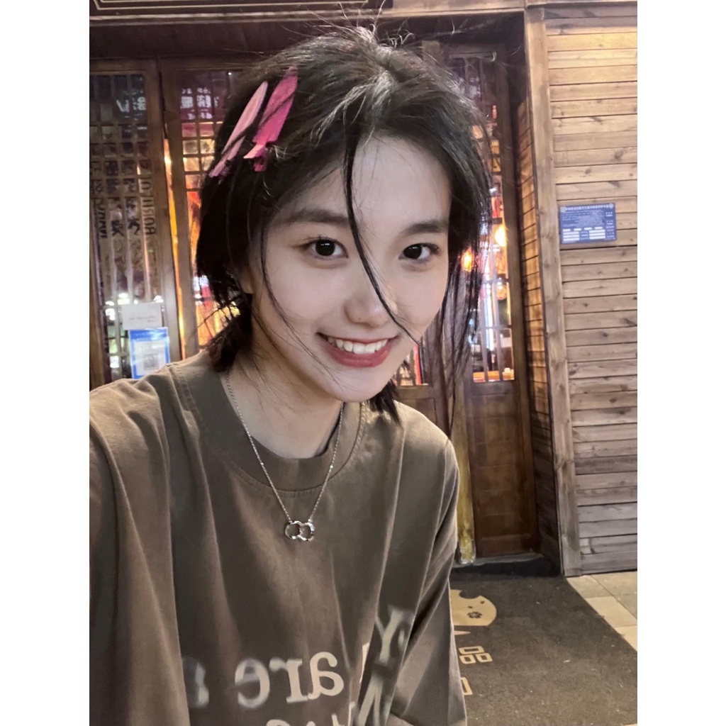 Áo Thun Tay Ngắn In Chữ Phong Cách Vintage Dành Cho Nữ