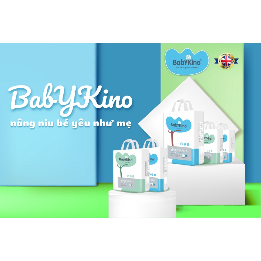 Tặng 6 Miếng/ Gói - Tã Bỉm Quần BabyKino Anh Quốc