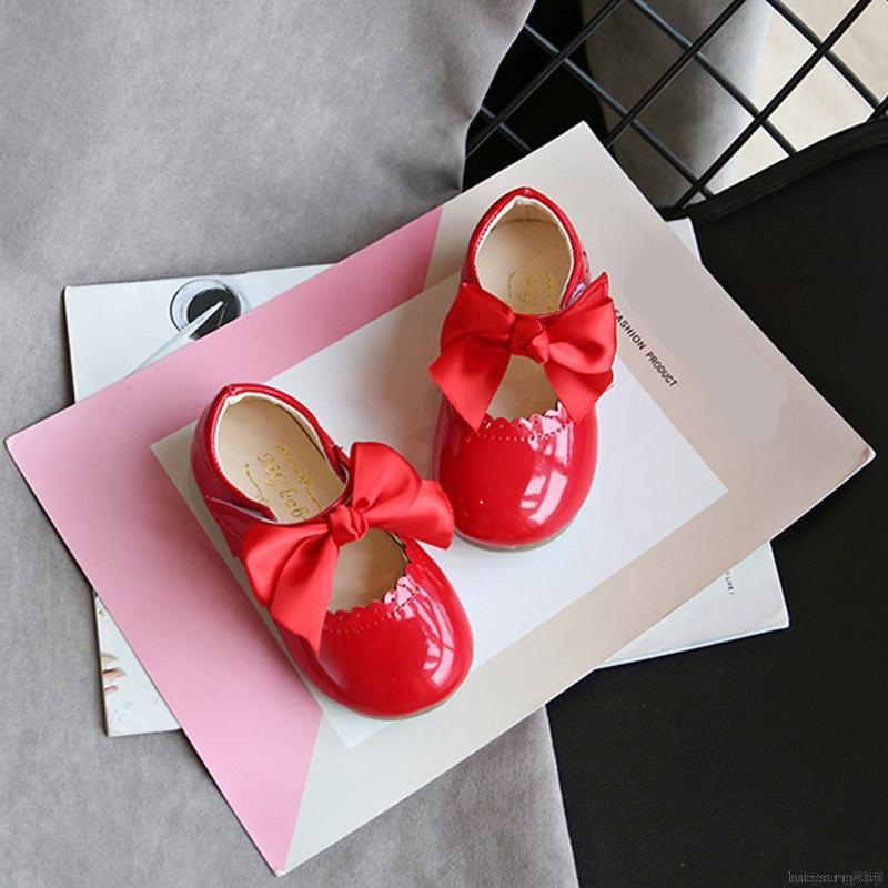 Giày Búp Bê Da Đế Cao Su Chống Trượt Thời Trang Cho Bé Gái
