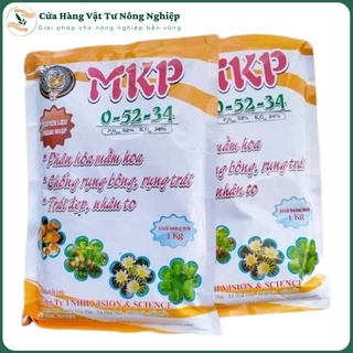 Phân bón lá mkp-0~52~34: phân hóa mầm hoa, chống rụng trái - gói 1kg