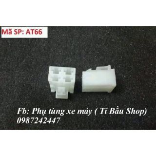 Giắc sạc xe máy 4 chân 4p 6.3 đực - at66