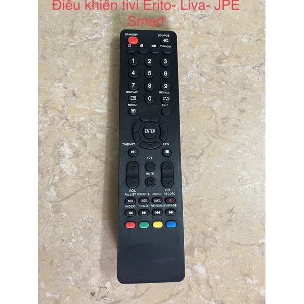 Điều khiển tivi Liva-JPE -Erito smart