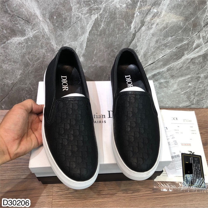 Giày Slipon DG Nam Hoạ Tiết Cực Nét - Giày Slipon Di.or Hoạ Tiết Siêu Đẹp - Giày Buộc Dây LV Hoa Văn Chim Siêu Đẹp