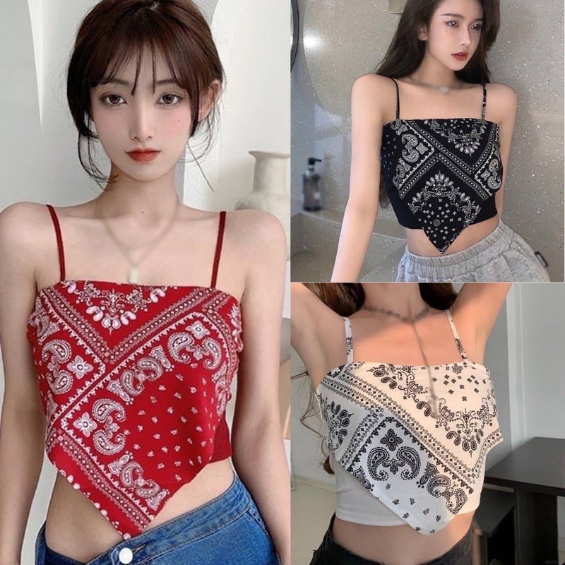 Áo 2 dây len phối voan cực xinh lun ạ ^^