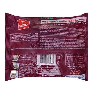 Phở Bò Vifon 65g combo 5 gói