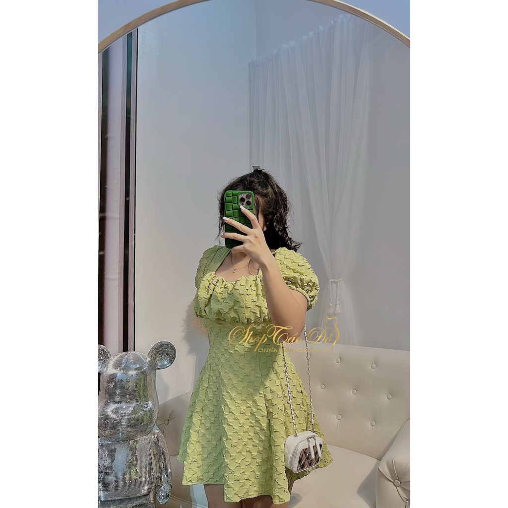 Đầm Cổ Vuông Khoét Ngực Gợi Cảm D80  🍎🍎🍎