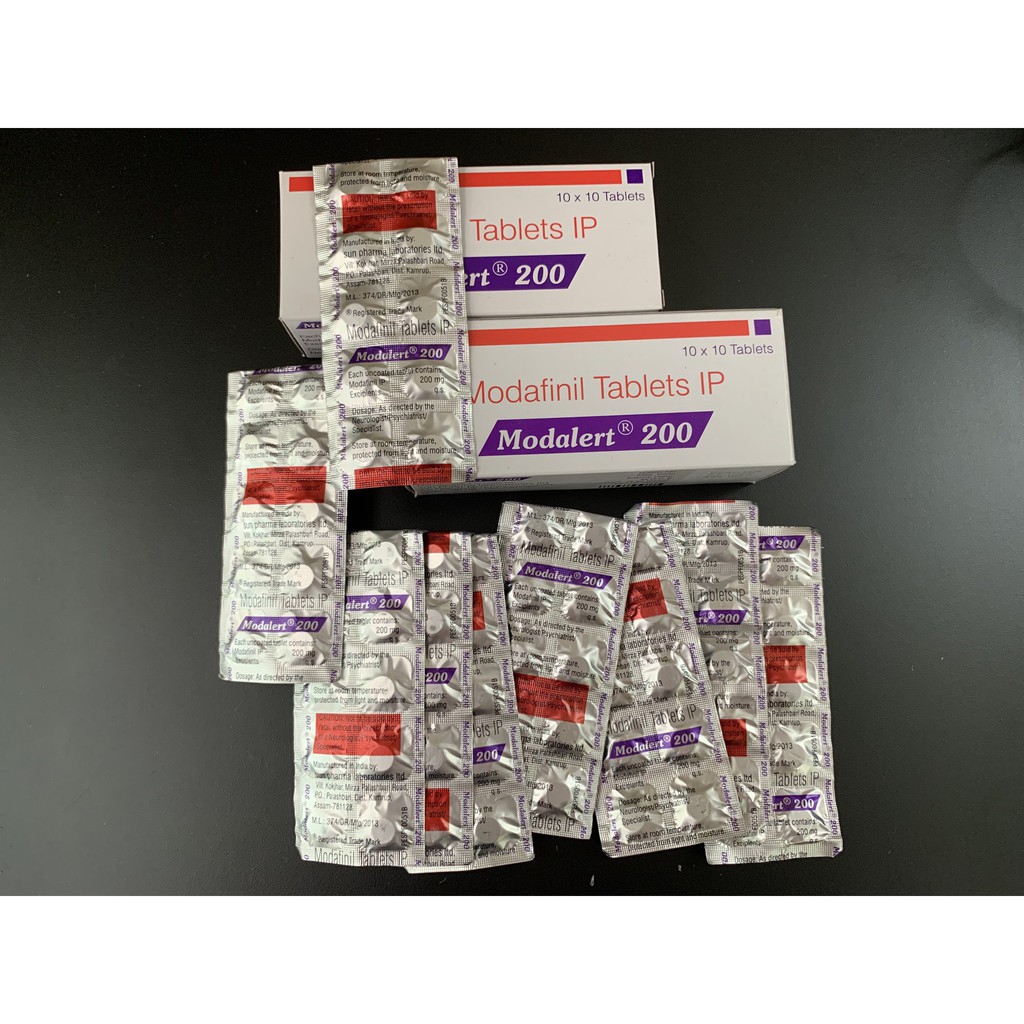 Modalert Modafinil 200mg TPCN tăng cường tỉnh táo, chống ngủ rũ, tập trung làm việc [Bán combo 1 vỉ 10 viên] | BigBuy360 - bigbuy360.vn
