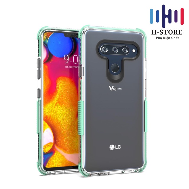 ốp chống shock viền màu LG V40