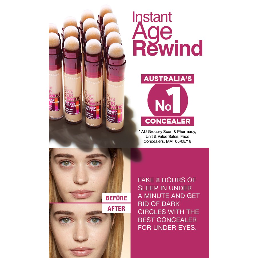 Che khuyết điểm Maybelline Instant Age Rewind