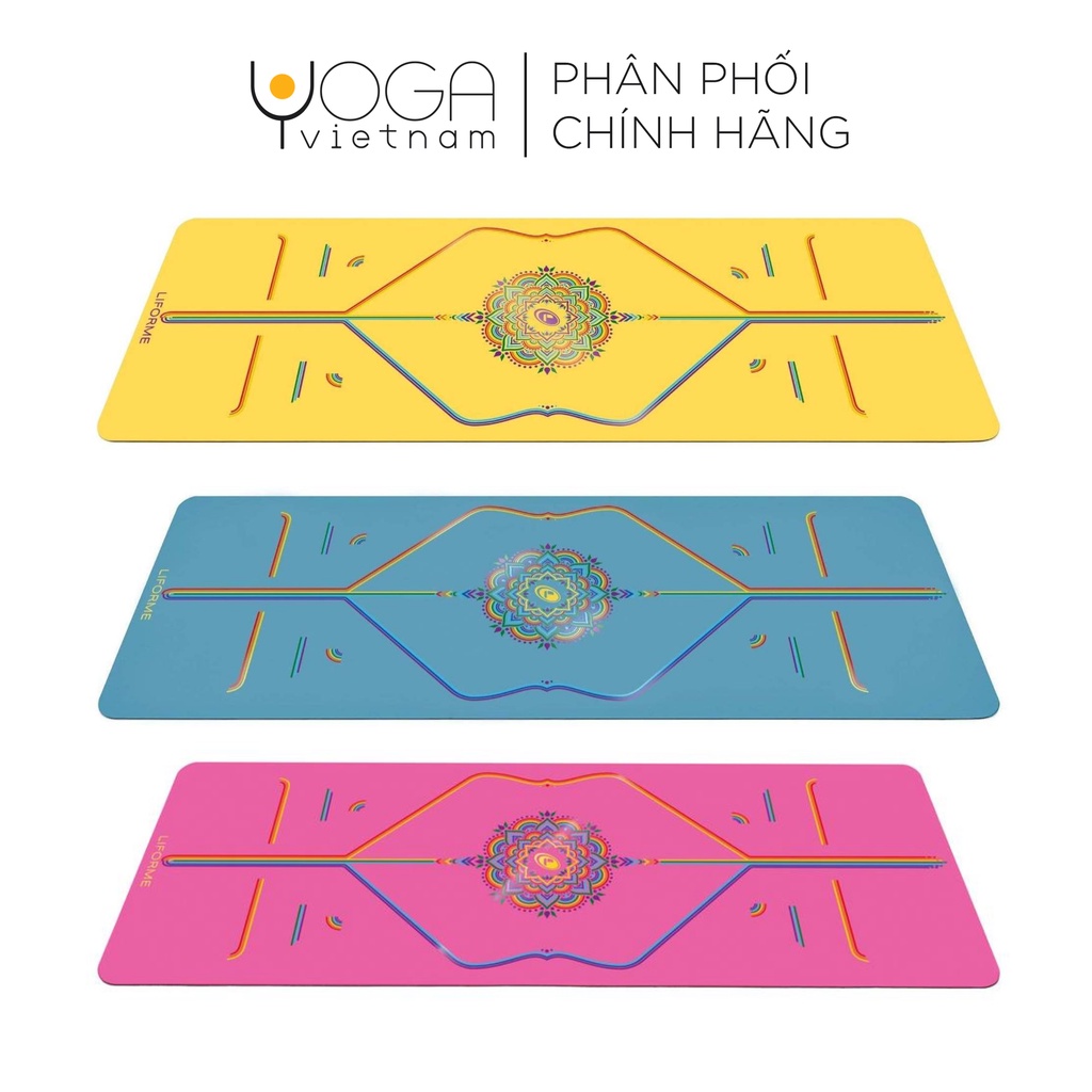 Thảm tập yoga Liforme Rainbow 4.2mm