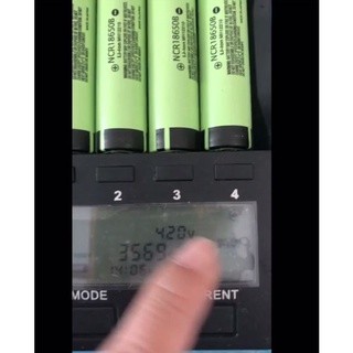 Pin panasonic 18650 đầu bằng dung lượng 3400mah