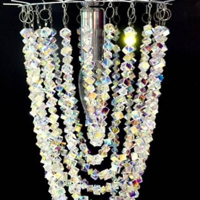 Đèn trần gắn pha lê Swarovski cực sang trọng đẳng cấp