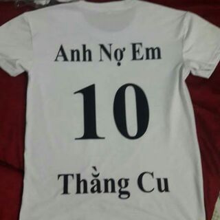 ÁO IN Chữ theo yêu cầu