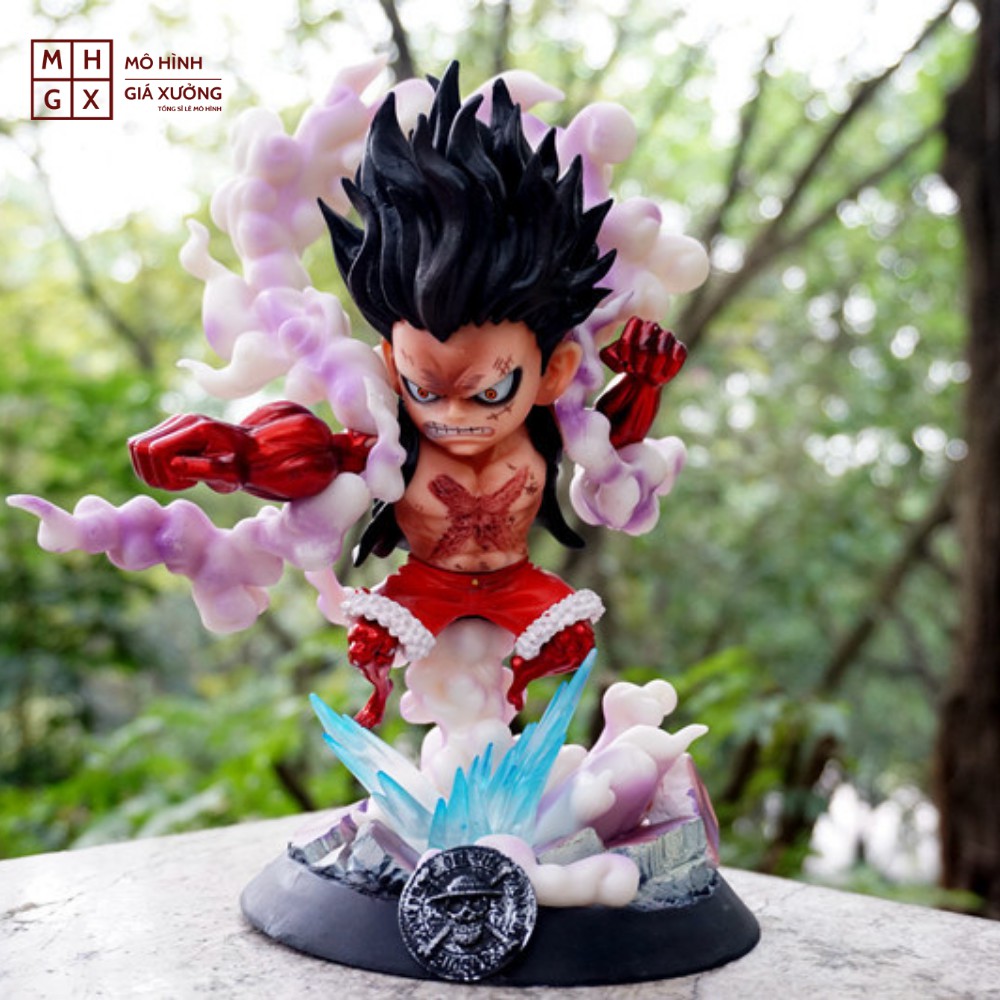 Mô hình Luffy mũ rơm One Piece gear 4 Snake Man haki Cao 23cm - Figure Tượng  Monkey D.Luffy Vua Hải Tặc