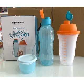 Bộ binh nước và bình lắc tupperware tặng kèm quà
