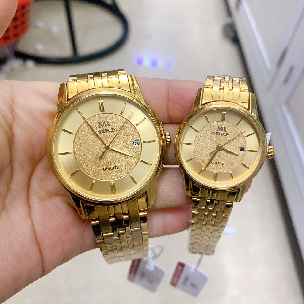 Đồng Hồ Đôi Nam Nữ MIKE 8358 Mặt Kính Cường Lực Chống Nước Chống Xước Uy Tín Chất Lượng Bảo Hành 1 Năm