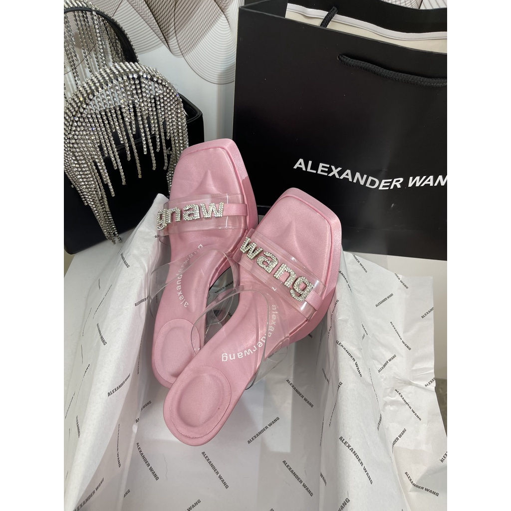 Giày Cao Gót jessie Bằng Nhựa pvc Trong Suốt Không Có Hộp Dành Cho Nữ