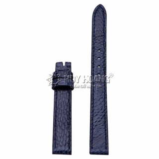 Dây đồng hồ da đà điểu size nhỏ màu xanh đậm PH8422