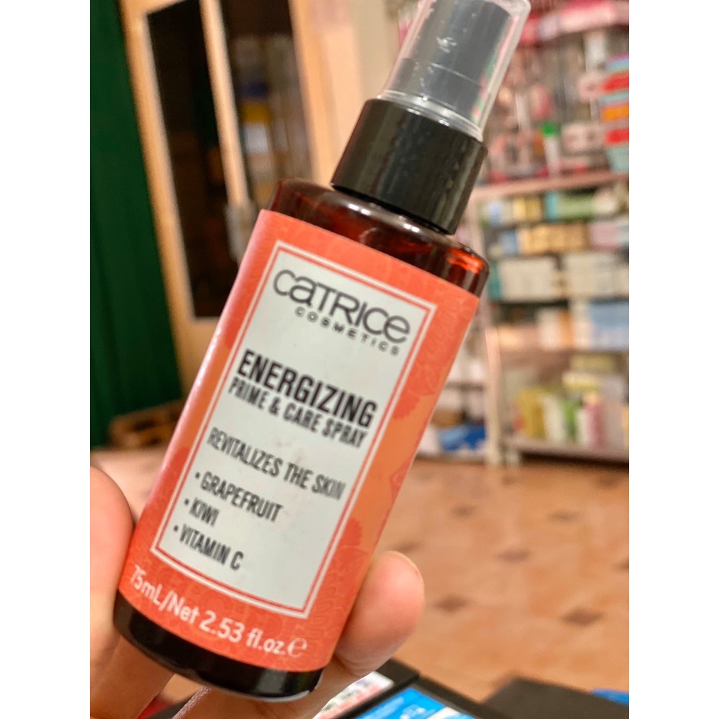 XỊT KHOÁNG DƯỠNG DA KHÓA NỀNMAKE UP CATRICE ENERGIZING PRIME & CARE SPRAY 75ML | BigBuy360 - bigbuy360.vn