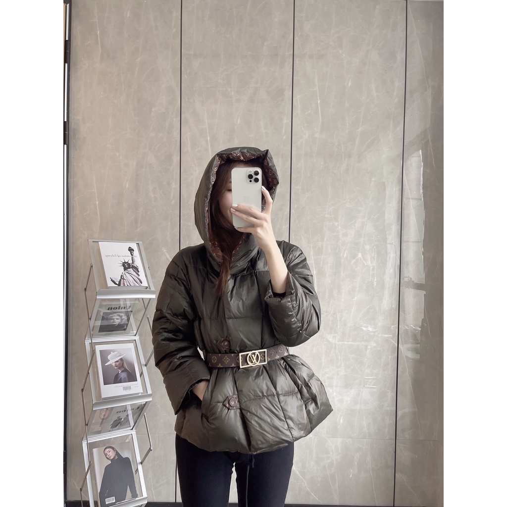 Áo phao thời trang cao cấp Louis Vuitton LV ấm áp