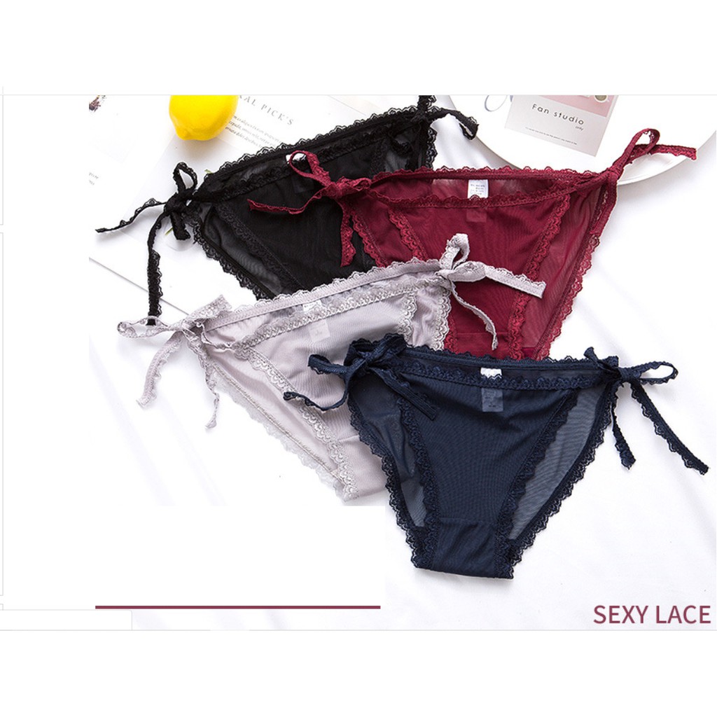 Quần Ren Trơn Cột Dây Thoáng Khí size L 20k / 1 cái | BigBuy360 - bigbuy360.vn