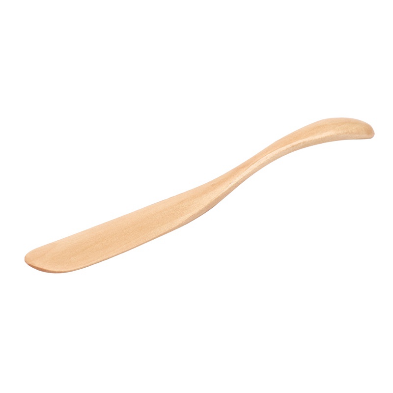 Máy phết phô mai bơ gỗ 6,5 Inch, Mặt nạ bánh bơ mứt 6 miếng