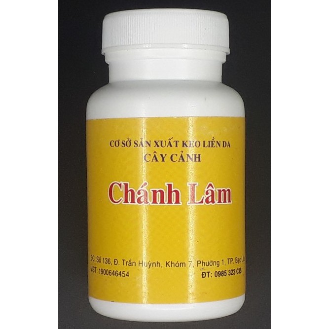 Keo liền sẹo cây chánh lâm, keo liền da cây chánh lâm Chai 130gr.