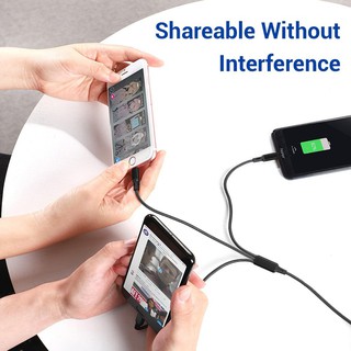 Cáp Sạc 3 Đầu Type C,,Micro USB Siêu Bền