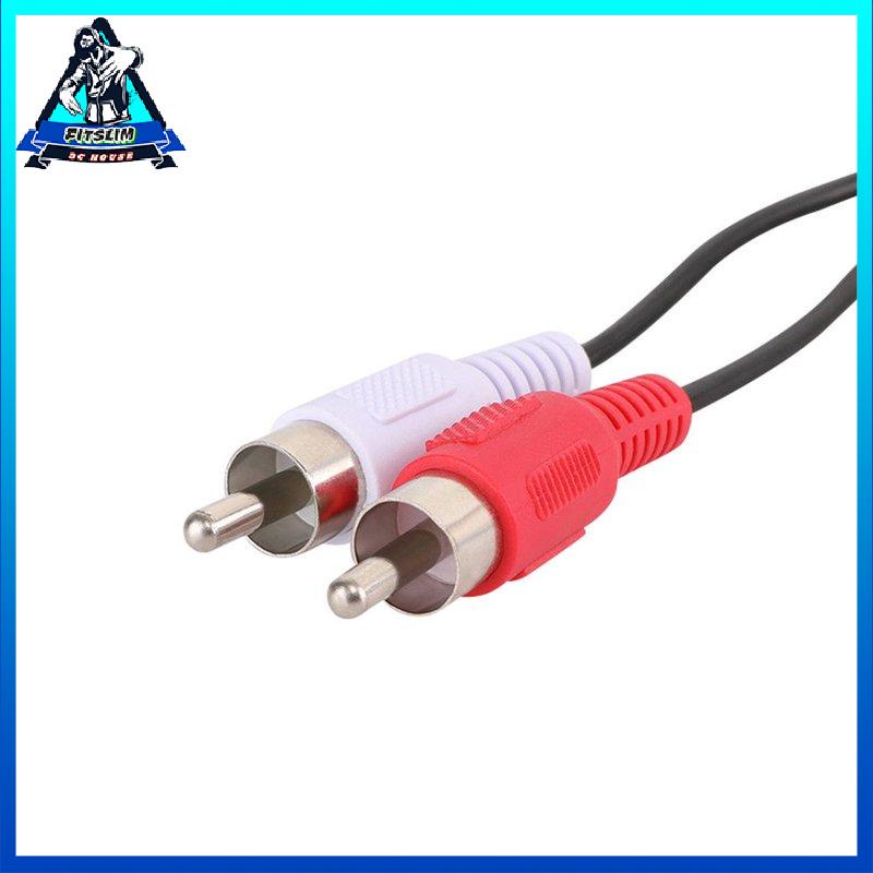 [Fitslim] 1.5m/5ft USB A Female Sockrt To 2 RCA Male Plug Audio Video Extension Cable