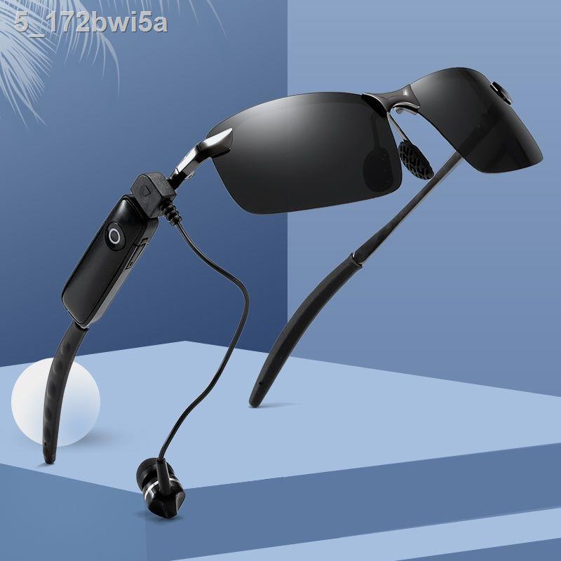 ﹍▽▲Kính nghe gọi bluetooth tai đa năng có râm phân cực nhìn đêm không dây thông minh nút