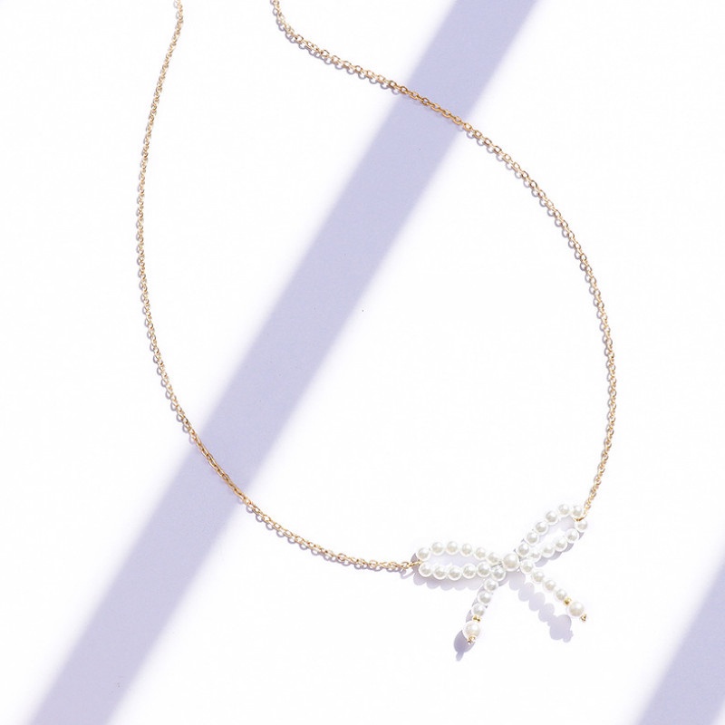 Dây Chuyền Nơ Titan Ko Han Rỉ TT 3789