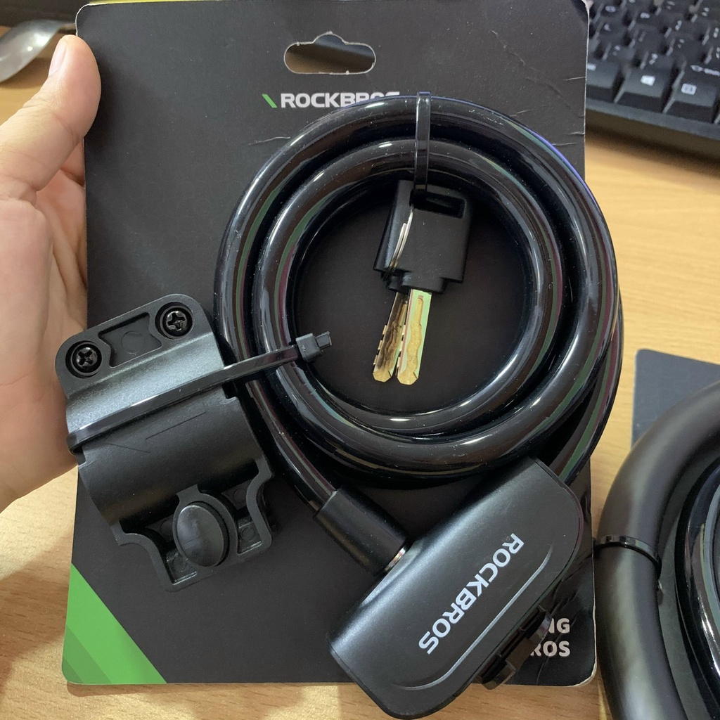 Khóa Xe Đạp Khóa Xích Thép Chống Trộm ROCKBROS