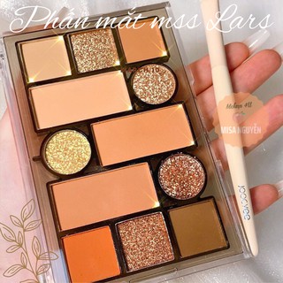 Phấn mắt màu cam đào nâu rượu Miss Lara- hot trên tiktok nội địa Trung
