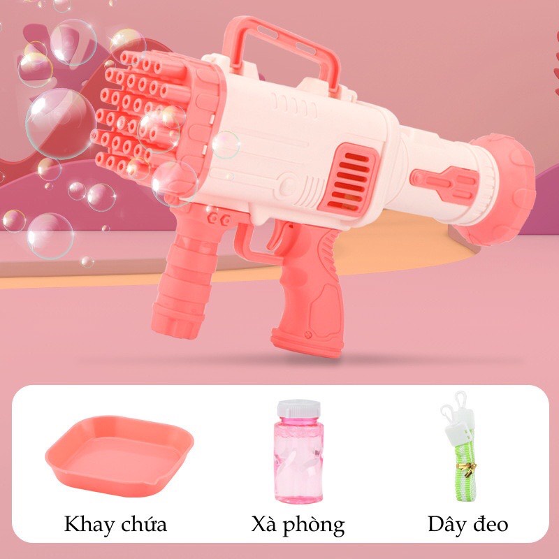 Súng Bắn Bong Bóng , 32 lòng loại có đèn Nòng Siêu Mạnh,