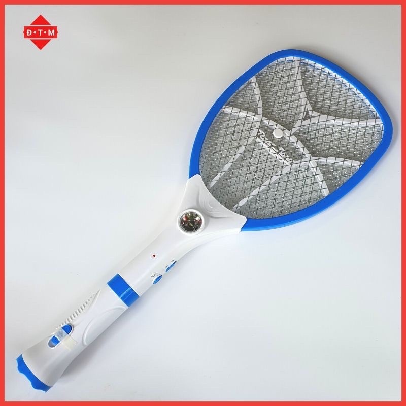 Vợt muỗi Rạng Đông VBM RD.02 - Vợt muỗi kết hợp đèn pin tháo rời dễ cắm sạc - Bảo hành 12 tháng toàn quốc