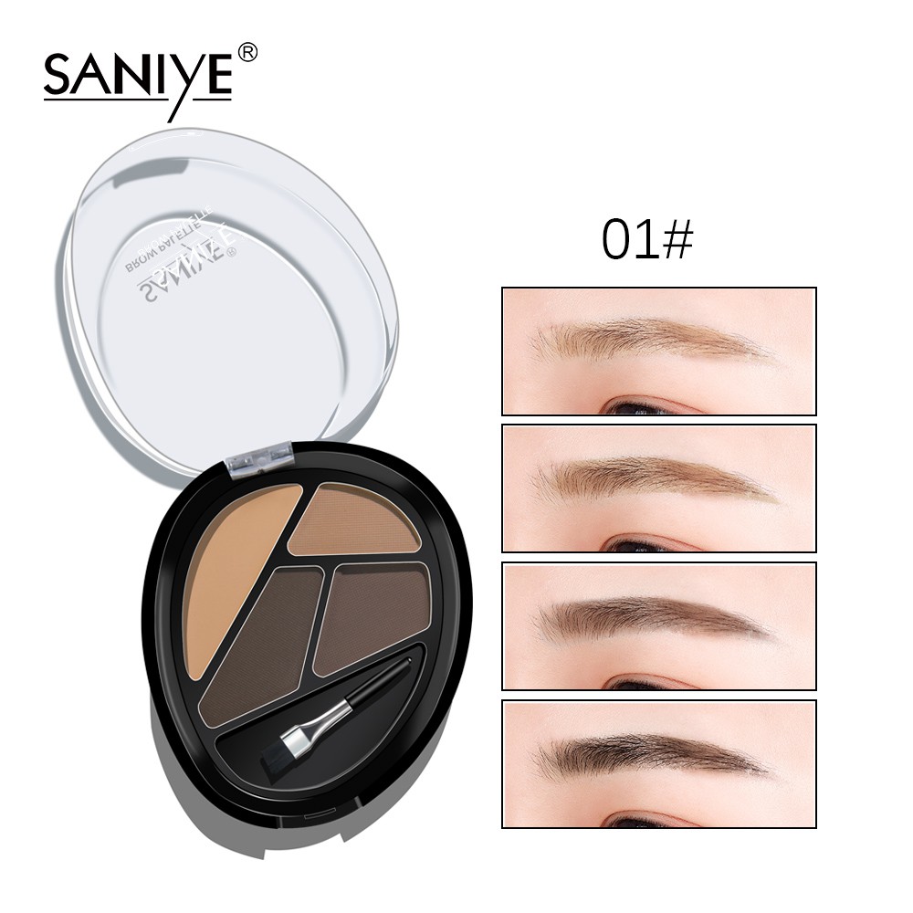 Bảng phấn mắt SANIYE E0492 chống thấm nước có cọ 0.54g