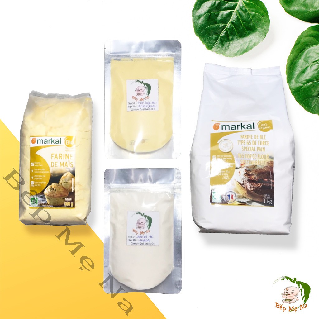 Bột bấp markal, bột mì markal, bột năng hữu cơ chế biến bánh,đồ ăn dặm cho bé nấu bột súp markal