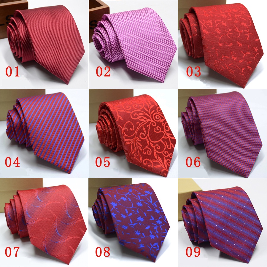 Cà Vạt 8CM Sọc Ca Rô Thời Trang Lịch Lãm Cho Nam