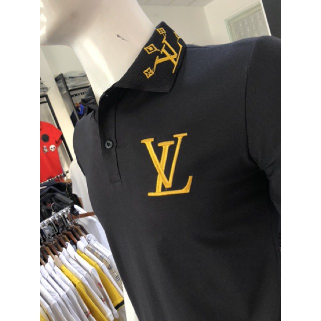 Áo thun nam có cổ thêu logo đẹp mẫu mới hot,vải cotton mềm mai thoáng mát