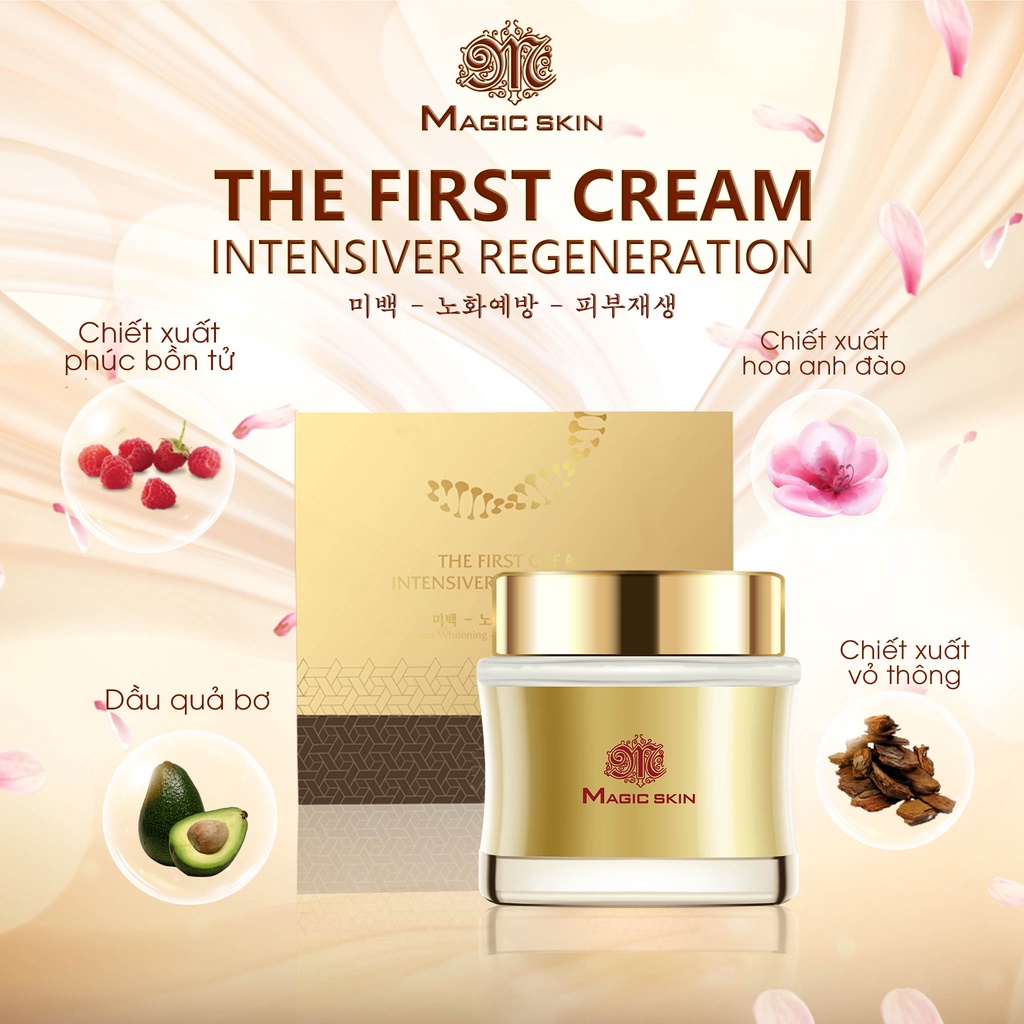 Kem tái sinh dưỡng da Magic Skin The First Cream Intensive Regeneration 40G