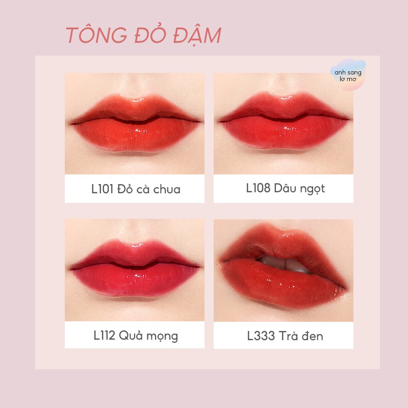 Son kem Pink Bear Glass Shine Gloss Liquid Hydrating Long-lasting 2.5g | BigBuy360 - bigbuy360.vn