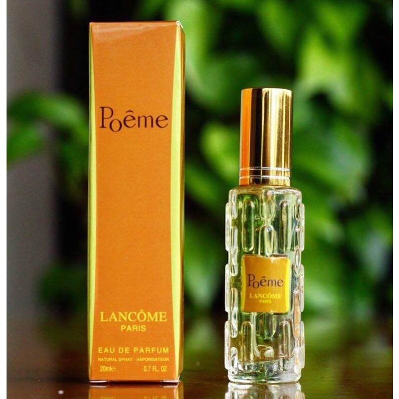 Nước hoa mini Lan_com Poeme nữ chai 20ml dạng xịt- mẫu 4d- Mùi lãng mạn ngọt nhẹ- Nuochoamini20ml