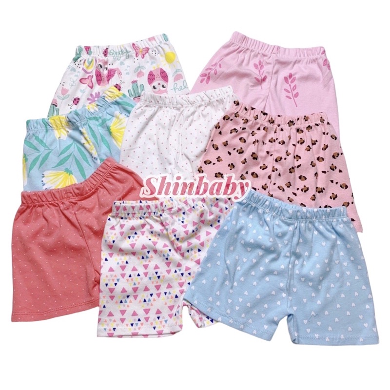 Set 10 quần đùi cho bé nhiều hoạ tiết dễ thương chất vải cotton xuất xịn, mềm mịn thoải mái