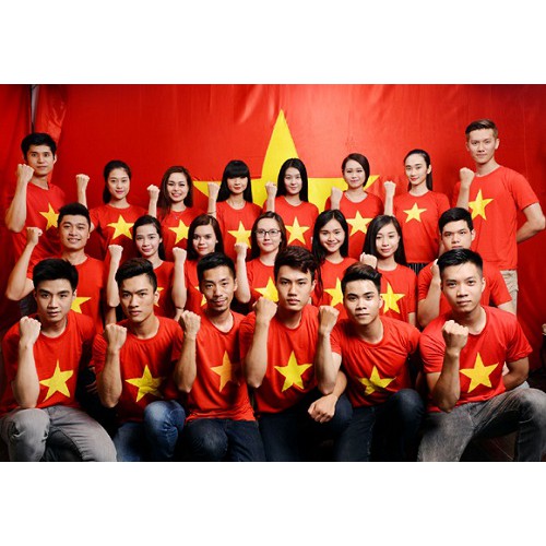 áo thun cờ đỏ sao vàng loại tốt