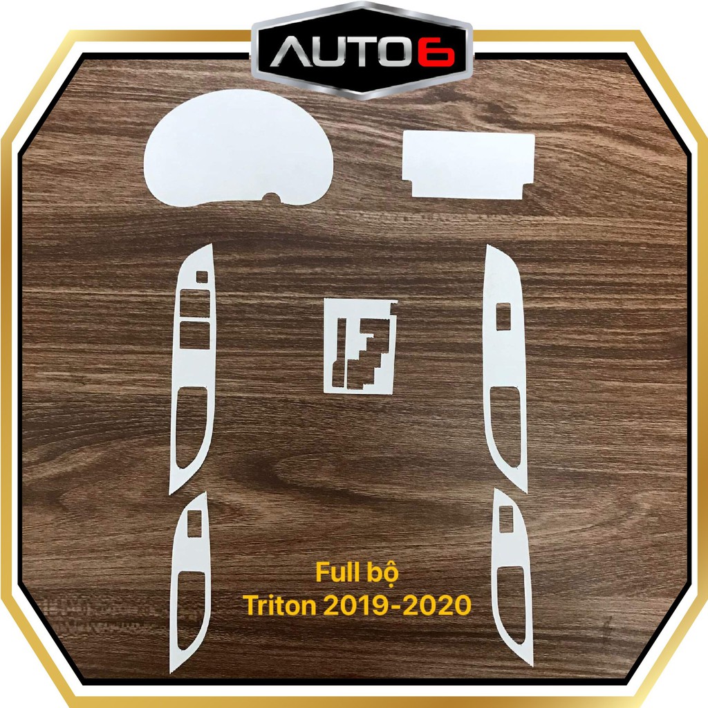 MITSUBISHI TRITON [2019 - 2022] Film PPF dán full bộ nội thất - AUTO6- chống xước, che mờ đi các vết xước cũ hiệu quả