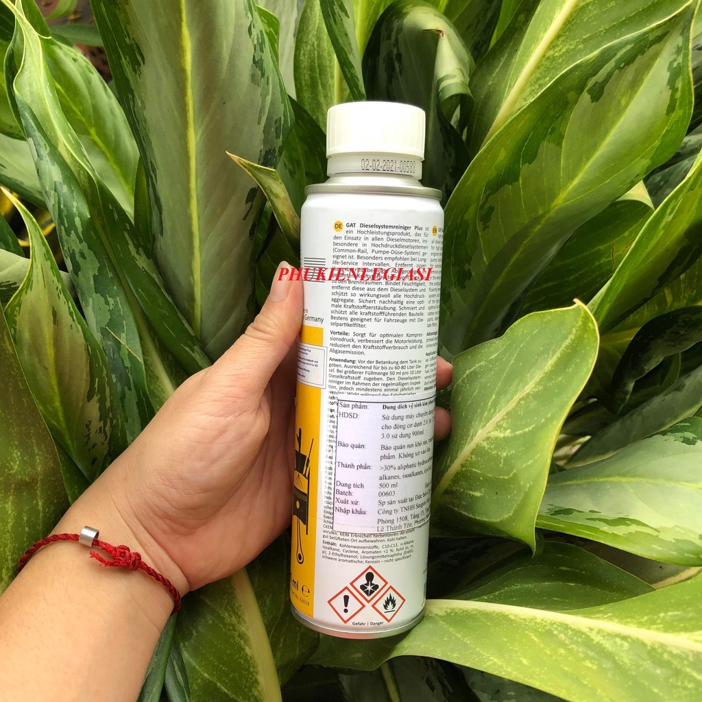 Súc Béc Dầu Diesel GAT 300ml xe oto nhập khẩu Đức
