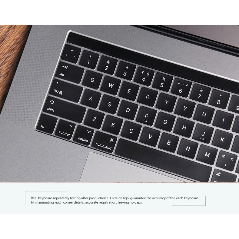 Miếng Bảo Vệ Bàn Phím MacBook Pro 13,15 TouchBar 2016-2017 TPU Cao Cấp