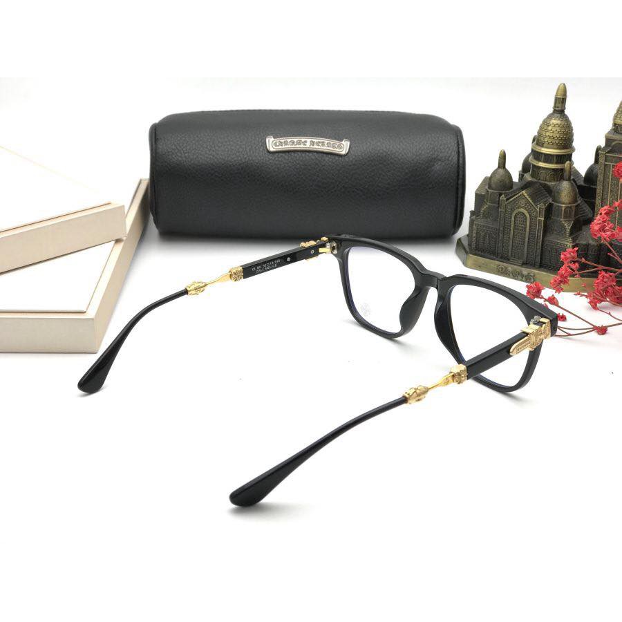 THANH LÝ Kính Lỗi nhẹ NSX Kính mắt giả cận chrome hearts nam nữ bản gọng kim loại THANH LÝ