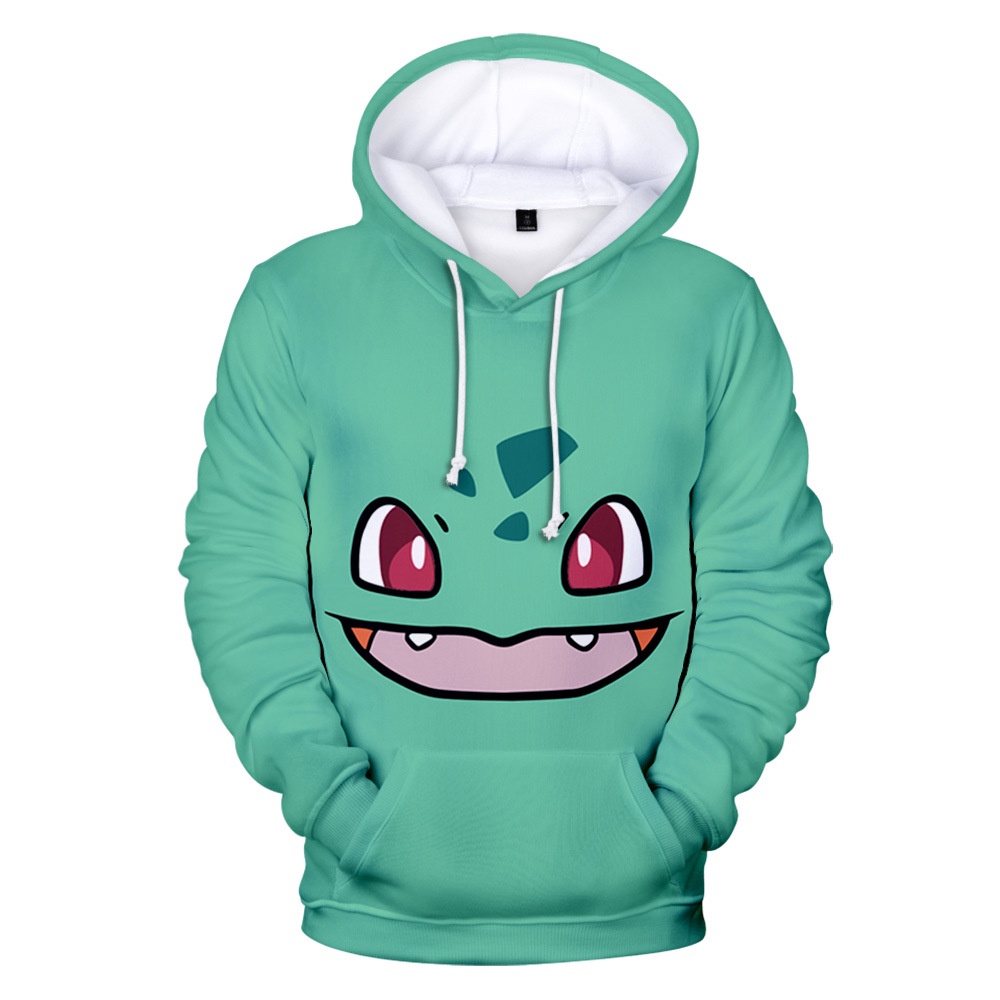 Áo Khoác Hoodie Pokemon Pikachu Eevee Charmander Squirtle Bulbasaur Hóa Trang Cho Bé Trai / Bé Gái