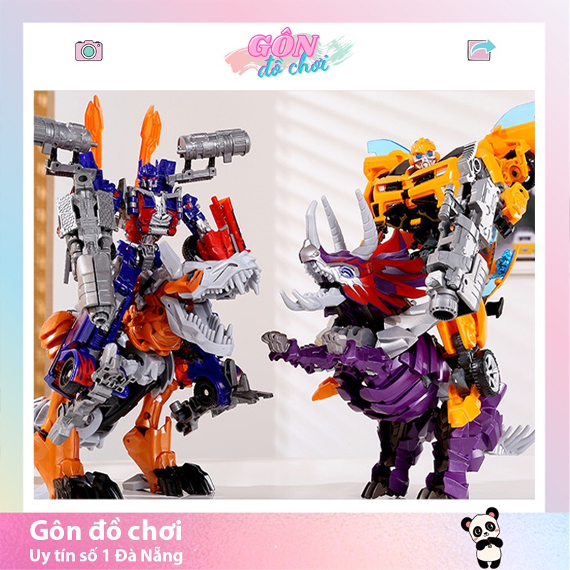 Đồ chơi xe lắp ráp Robot biến hình Transformer Optimus Prime - Bumblebee ô tô cho bé trẻ em Gôn đồ chơi